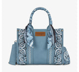 Blue Sky Bandana Tote Bag Wrangler