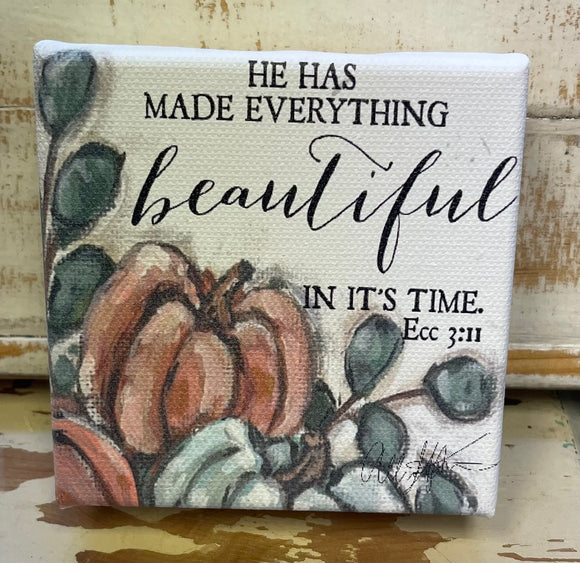 Fall Pumpkin Shelf Sitter