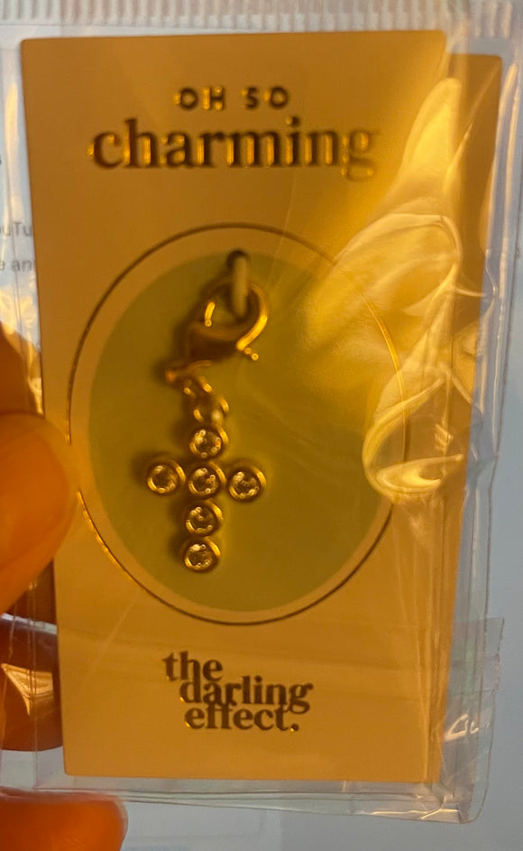 Gold Cross Charm