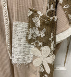Daisy Beige Lace Top