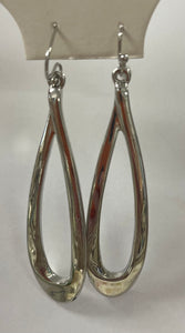 Tear Drop Sliver Earrings