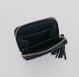 Wynona Woven Wallet Black & White
