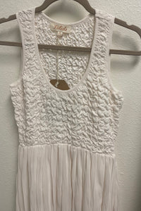 Cream Flowy Dress
