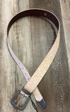 Peach Tone Leather Belt