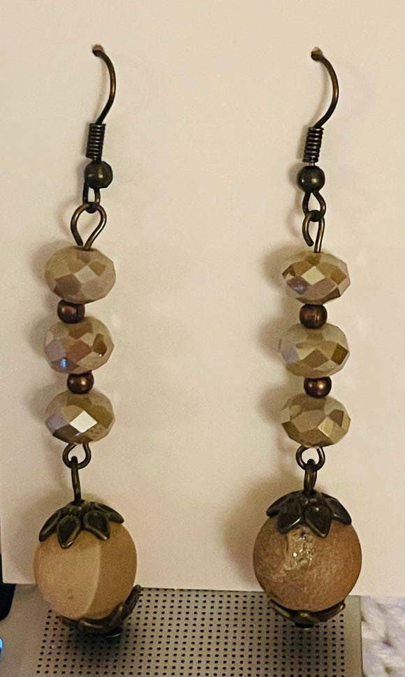 Rose Dangle Earrings