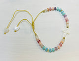 Mother of Pearl Cross Bracelet