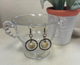 Circle Brass Earrings
