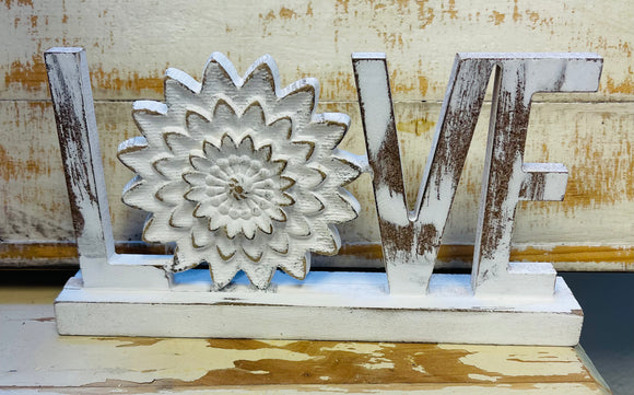 Love Flower Sign