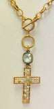 Pastel Beaded Cross