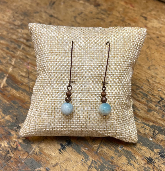 Amazonite Dangled Earrings