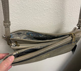 Bronze Cross Body Wristlet