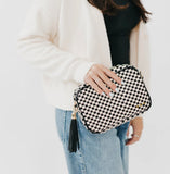 Woven Willow Camera Crossbody Bag