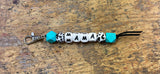 Mama Key Chain Black & White