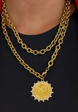 XL Coin Gold Necklace