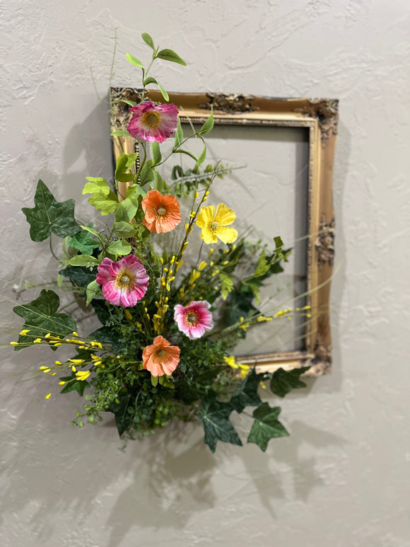 Spring floral frame