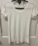 Cream Distress Top