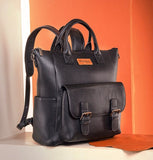 Wrangler Convertible Grain Black Backpack