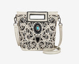 Montana West Cut-Out Embroidered Crossbody Bag