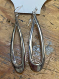 Tear Drop Sliver Earrings