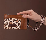 Wrangler Leopard Print Card Holder