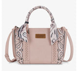 Pink Braided Bandana Purse Wranger