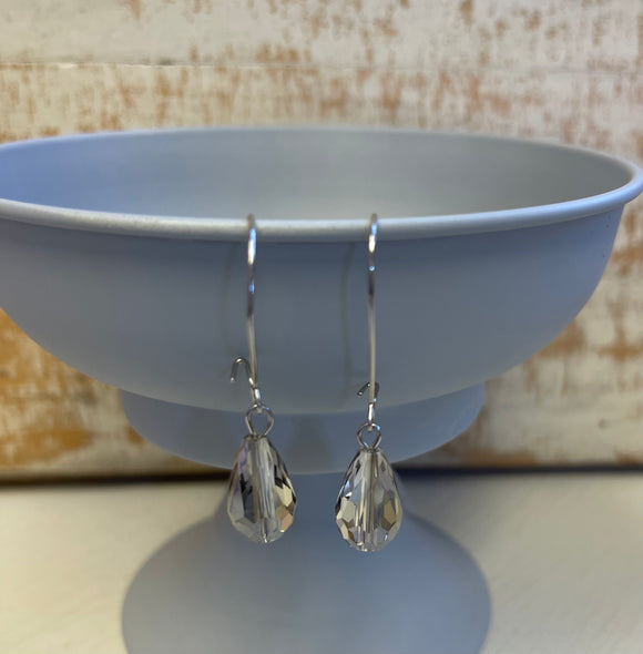 Crystal Tear Drop Earrings