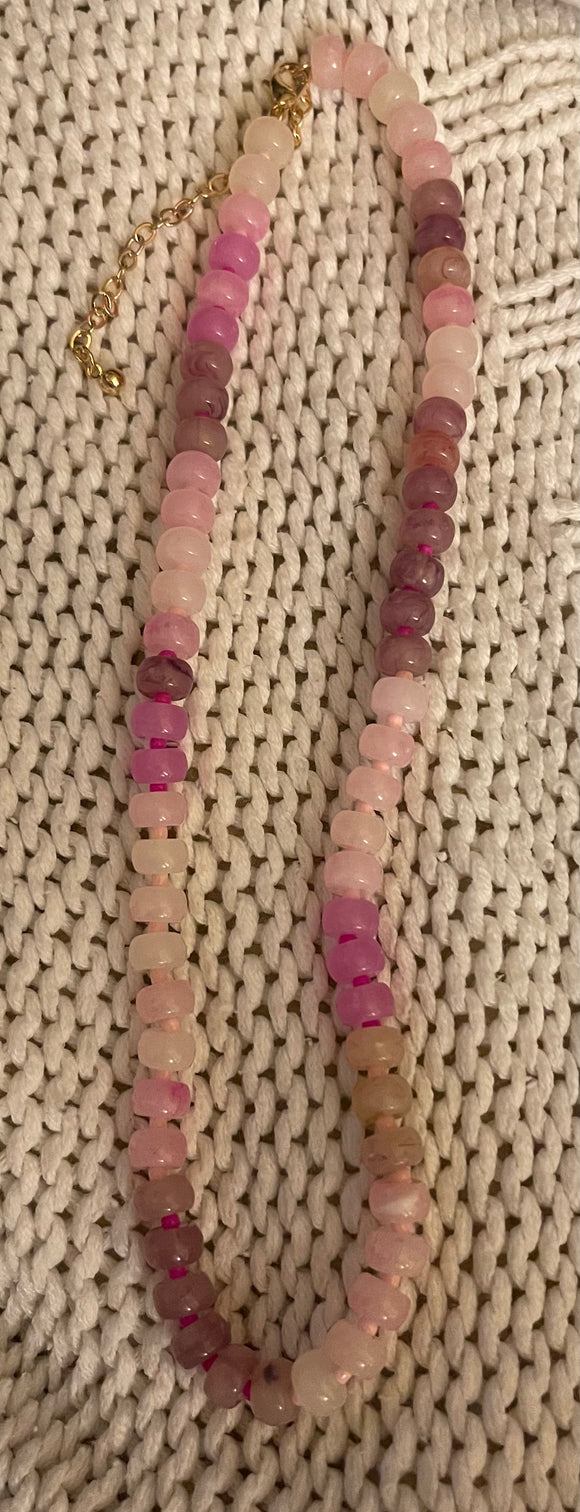 All About Pink Candy Necklace