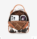 Wrangler Cow Print Mini Backpack