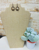 Circle Brass Earrings