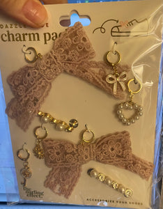 Key To My Heart Dazzle Shoe Charm Pack