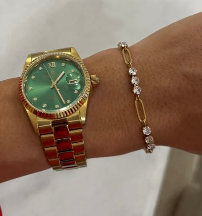 Meghan Diamind & Gold Bracelet