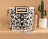 Montana West Cut-Out Embroidered Crossbody Bag