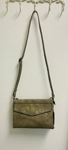 Bronze Cross Body Wristlet