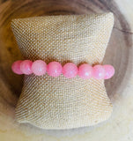 Glass Soft Pink Bracelet