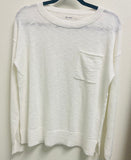 Be Cool - White Spring Sweater Top