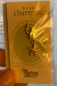 Gold Star Fish Charm