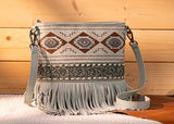 Montana West Tooled Fringe Concealed Carry Crossbody