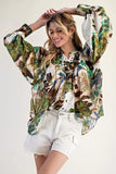 Ocean Mist Button Down Top