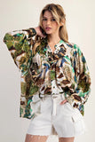 Ocean Mist Button Down Top