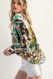 Ocean Mist Button Down Top
