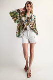 Ocean Mist Button Down Top