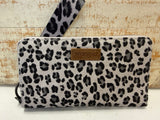 Grey Leopard Wallet Wrangler