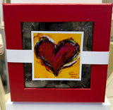 Pecan Toffee Dark Chocolate - \Valentine’s Edition of Fleur de Sel Pecan Toffee