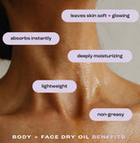 Lavender Ylang Body + Face Dry Oil