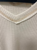 Cream Distress Top