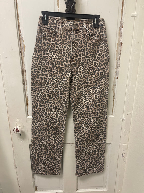 Leopard Washed soft Jeans