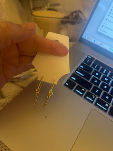 Delicate Knot Hoop Earrings