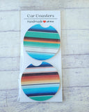 Car Coasters - 2.75" Genuine Leather