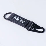 Tap To Pray Black Tactical Carabiner Keychain