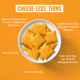 Cheese-Less Snack Thins 4oz